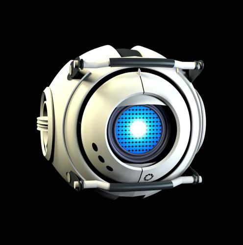 Wheatley from Portal 2  Rigged  Textured preview image